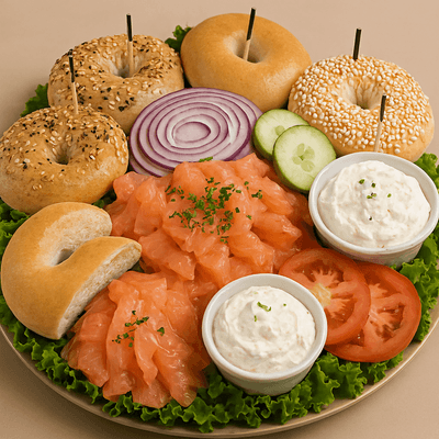 Bagels Lox Platter
