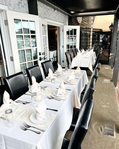 Outdoor Seating Available During Summer