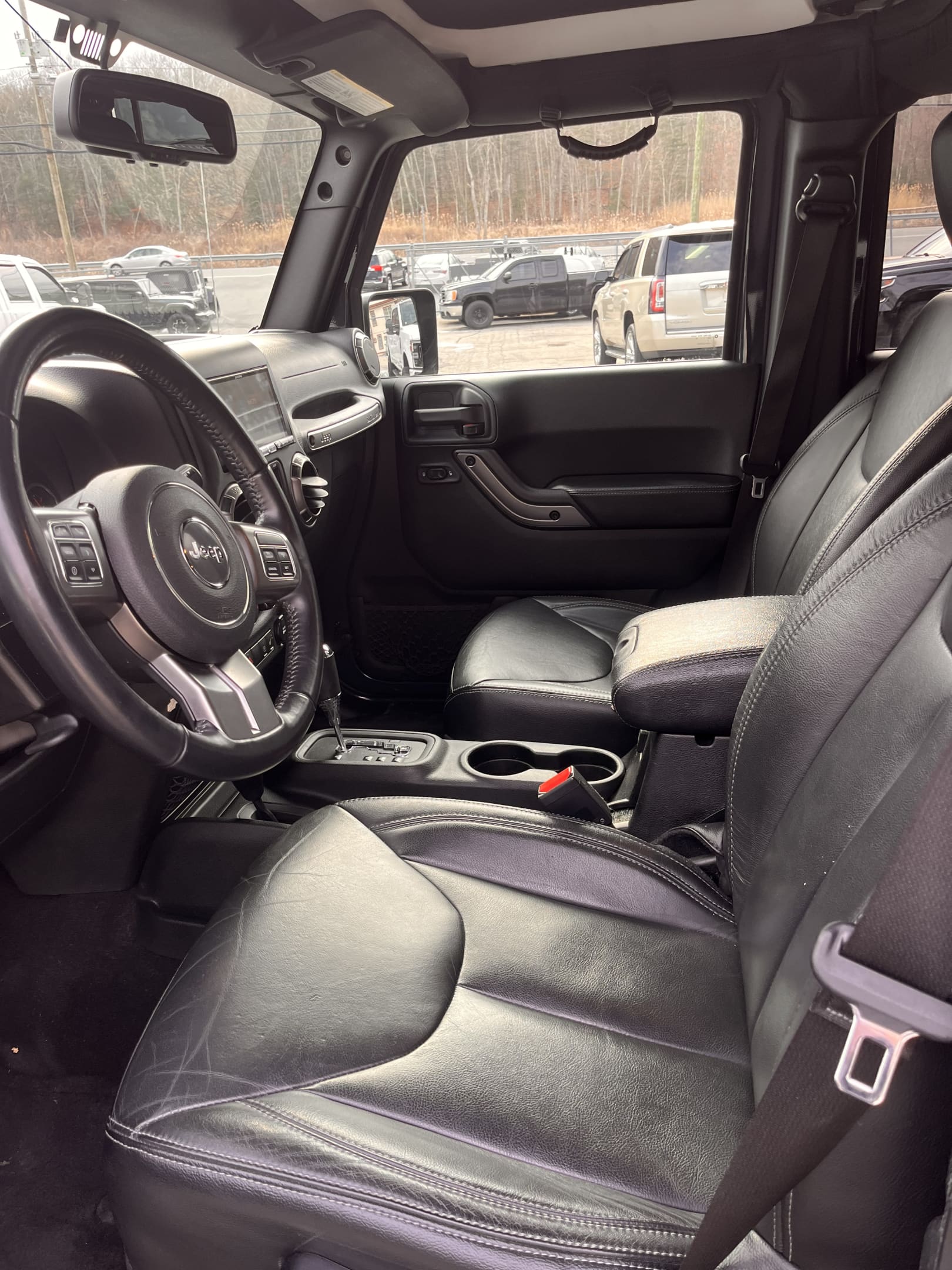 NEW ARRIVAL!!! 2018 JEEP UNLIMITED ALTITUDE!!! One owner car!! Loaded with heated leather seats, alpine 9 speakers with all weather subwoofer, power bulge hood, body color freedom hardtop, premium black sunrider soft top, hard top headliner, Bluetooth, backup camera and much more!! Best of all ONLY 39k miles!!! Won’t last at only $28,900!!
