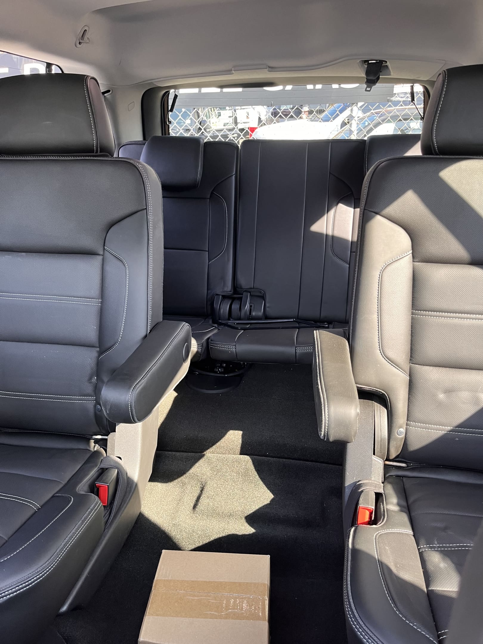 NEW ARRIVAL!! 2018 GMC Yukon Denali!! One owner car! Perfect Carfax! ONLY 47k miles! Loaded with navigation, DVD, heads up display, 22” wheels, retractable side steps, heated and cooled front seats, heated 2nd row captains chairs, third row, moonroof and much much more. Why buy new!! Won’t last at $38,900!!