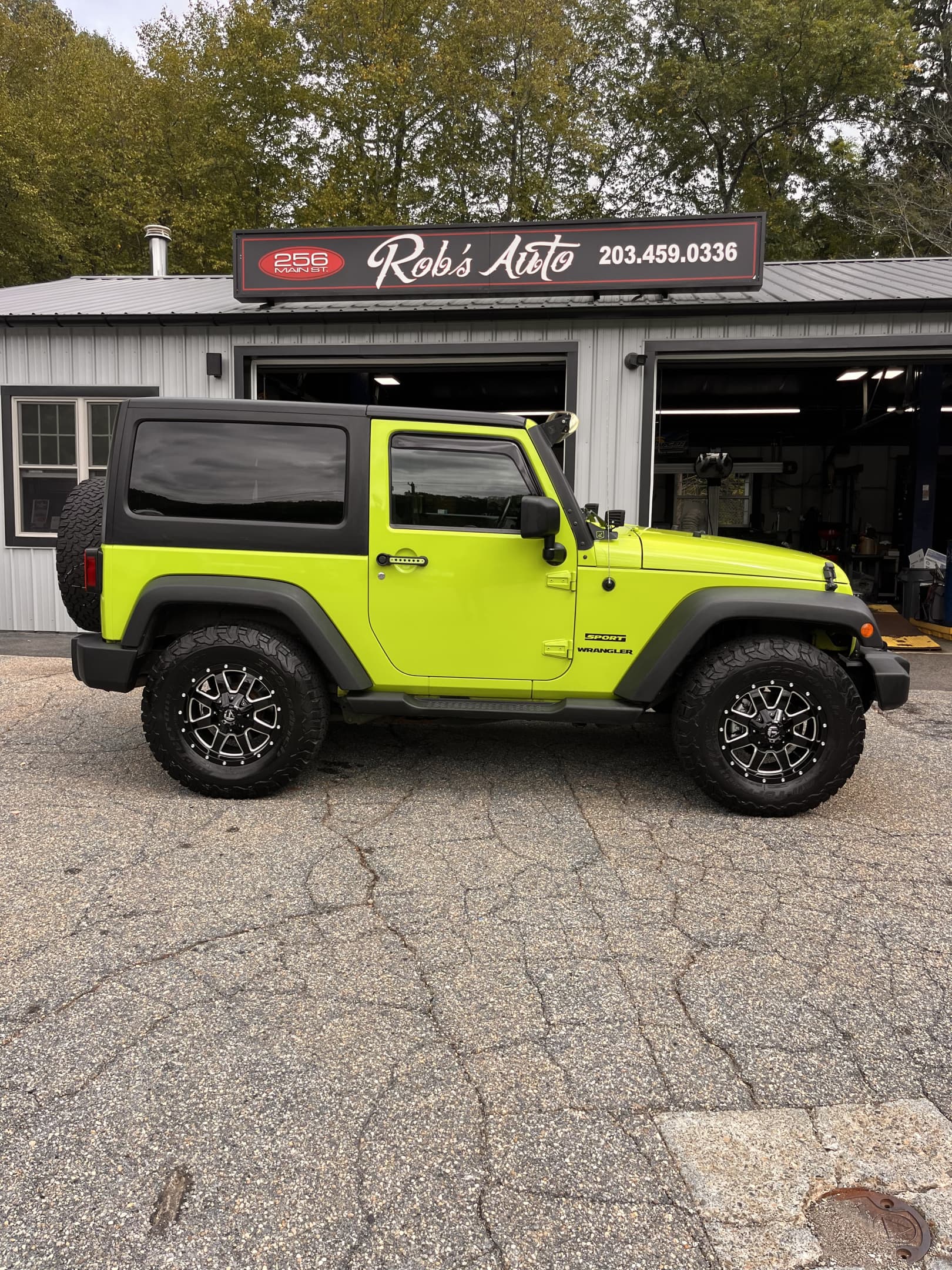 NEW ARRIVAL!!! 2012 JEEP WRANGLER SPORT!!! Many extras!!! Fuel wheels, backup camera, Bluetooth, remote start and much much more!! ONLY 92k miles! Clean carfax! A must see! Won’t last at ONLY $13,900!!!