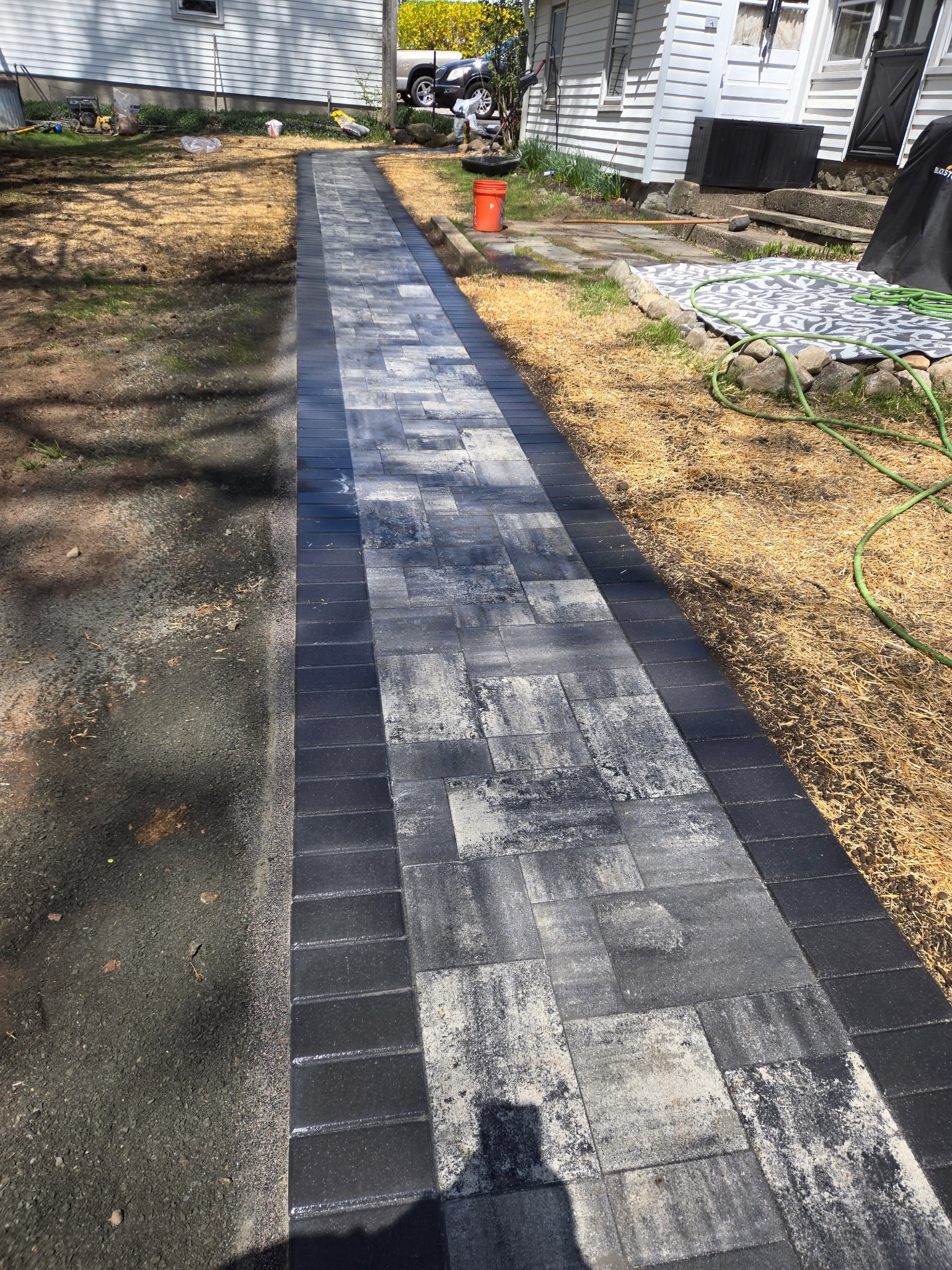 Custom patio installation