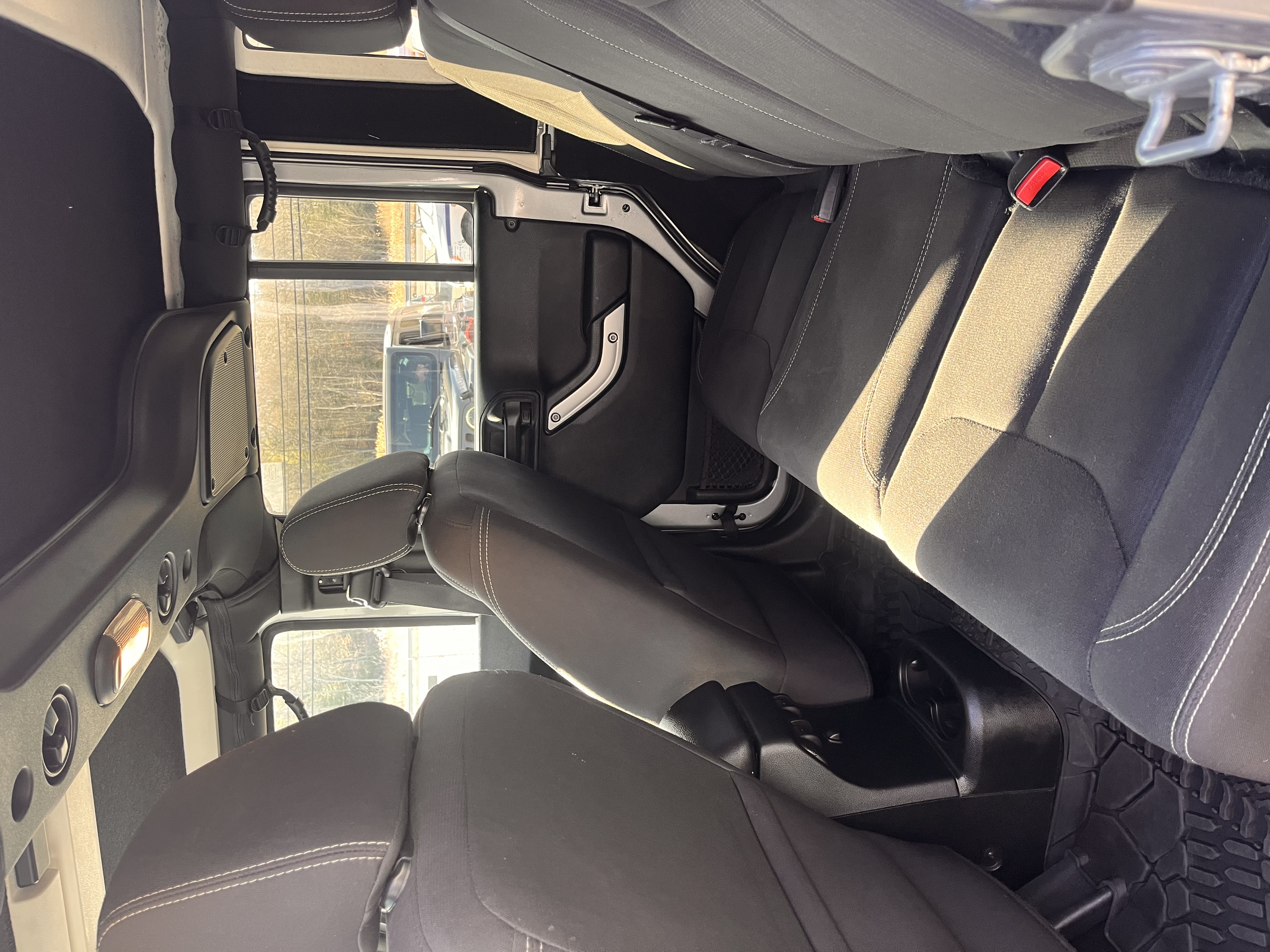 NEW ARRIVAL!!! 2017 JEEP WRANGLER UNLIMITED SAHARA!!! Clean carfax! As clean as you will find! ONLY 62,500 miles!! All the right options! Color match hard top with headliner for a quieter ride!!! Definitely won’t last at $22,900!!!