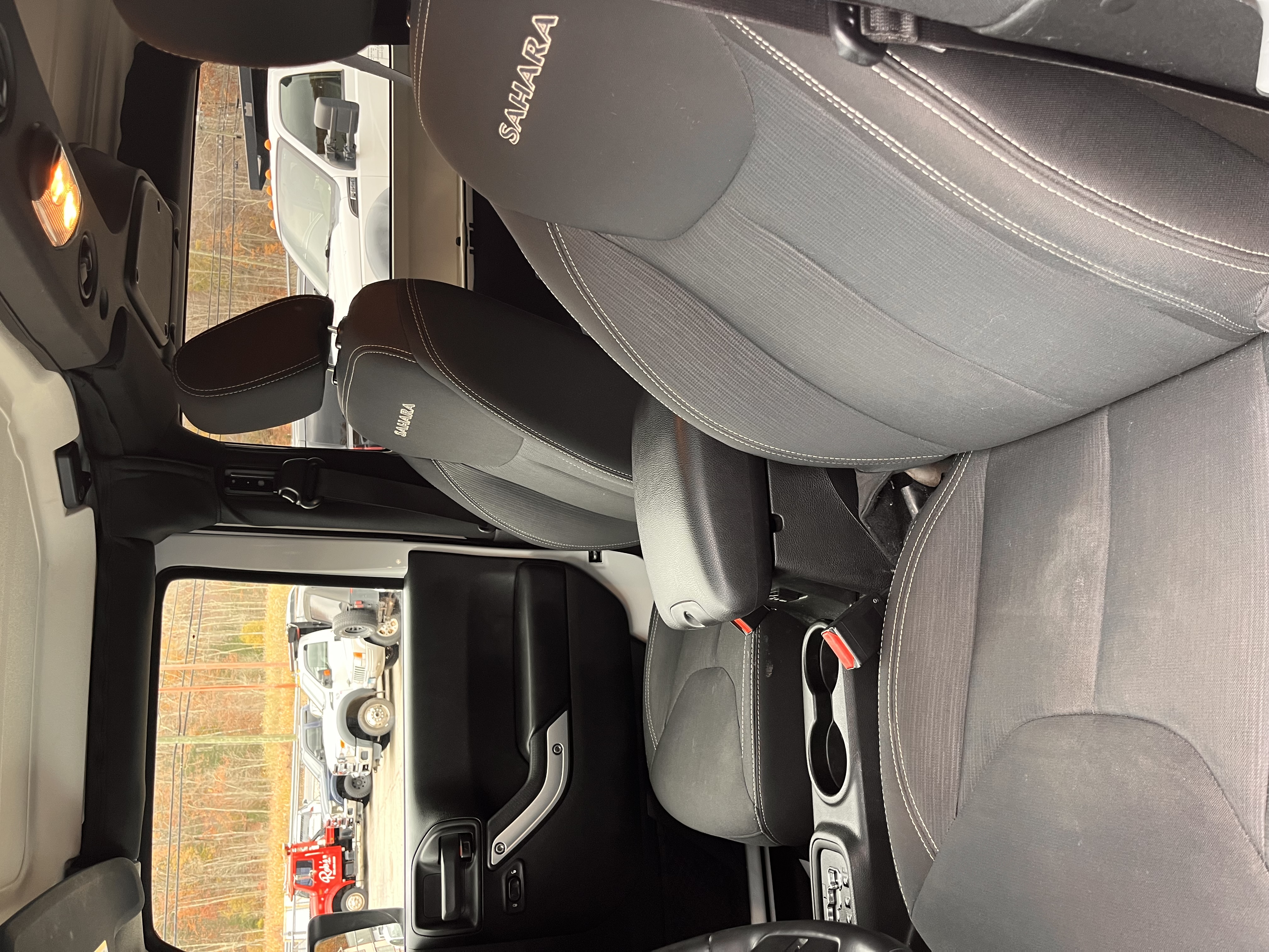 NEW ARRIVAL!!! 2018 JEEP WRANGLER JK SAHARA!! Clean carfax!! All the right options! Body color matching 3 piece hardtop, alpine premium 9 speaker system with all weather subwoofer, Bluetooth, remote start and much more!! 110k miles! Runs and drives like new. Won’t last at $17,900! Unlimited miles extended warranty available!!