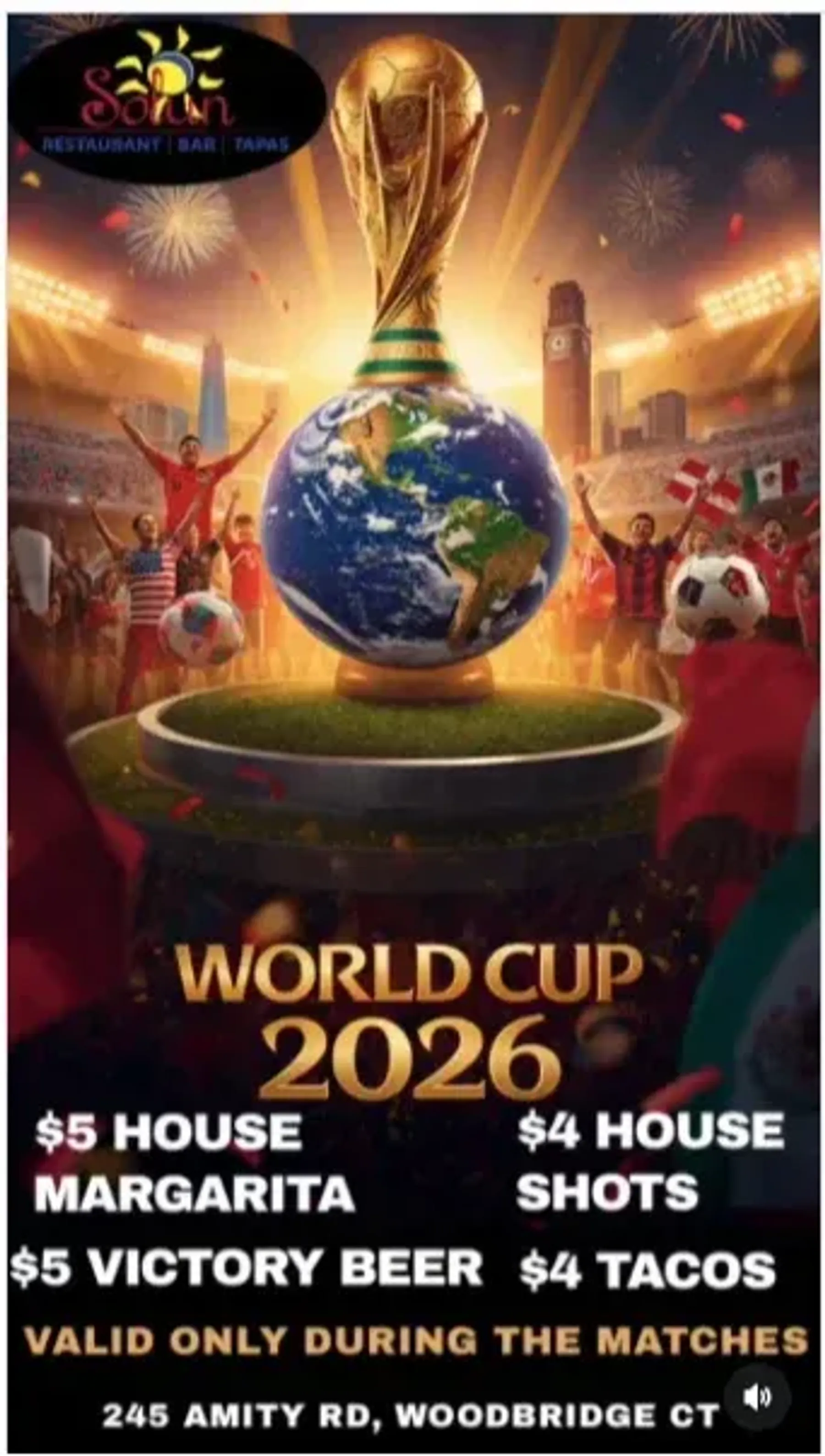 Why Solun Tapas Is the Best Soccer Bar in Woodbridge CT for World Cup 2026 Games