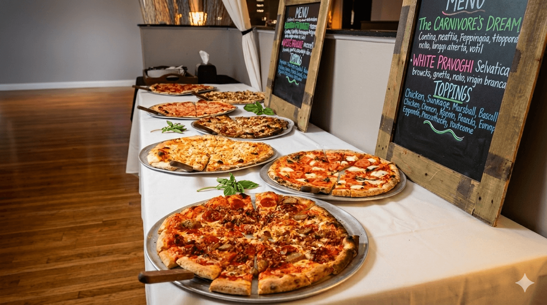 The Party Starts with Pizza