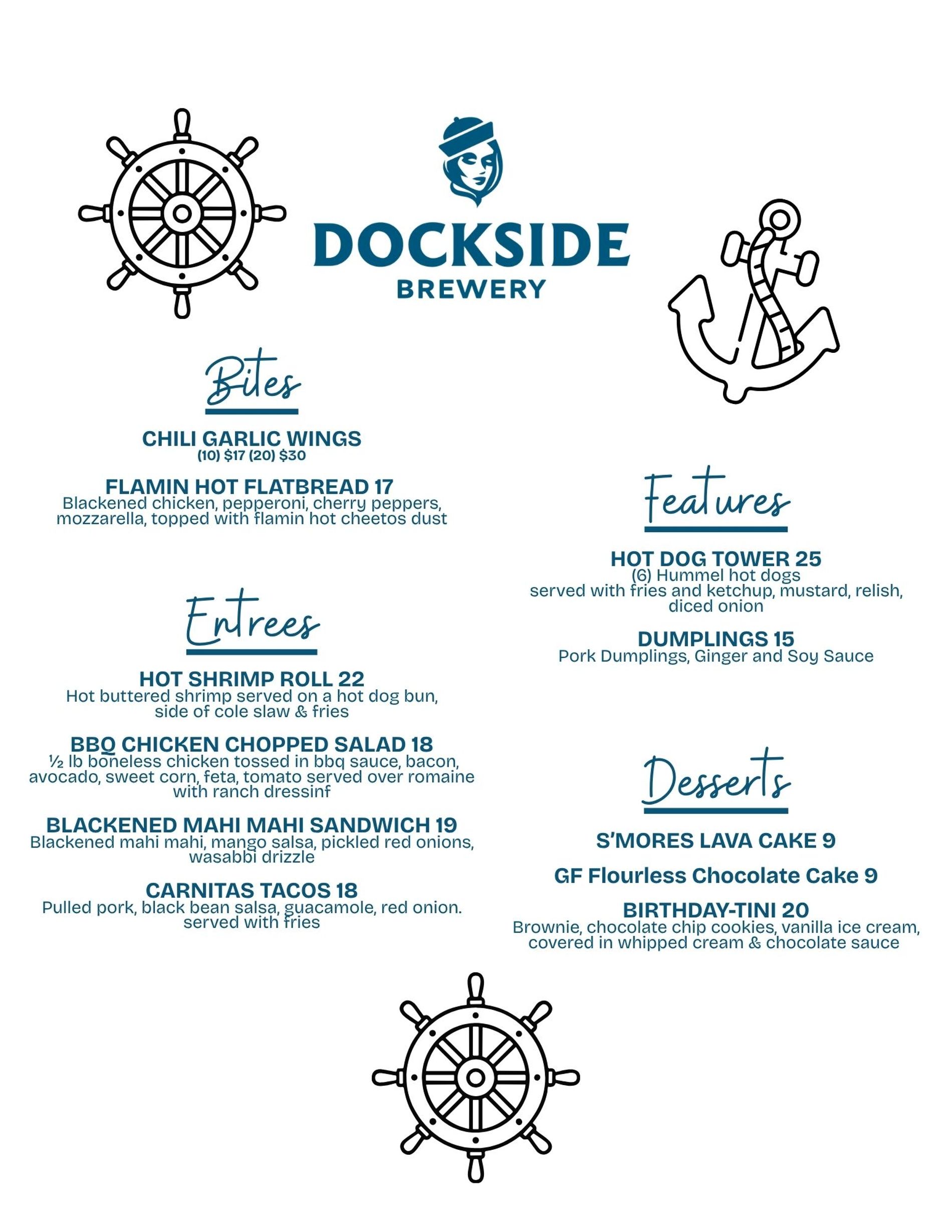 Dockside's May Specials and Events