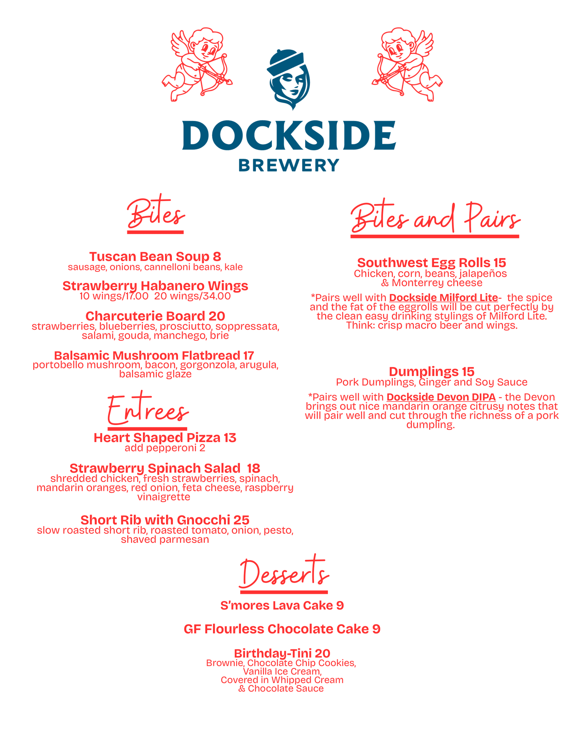 Dockside Brewery Igloo Park, Party Trays to Go & February Specials