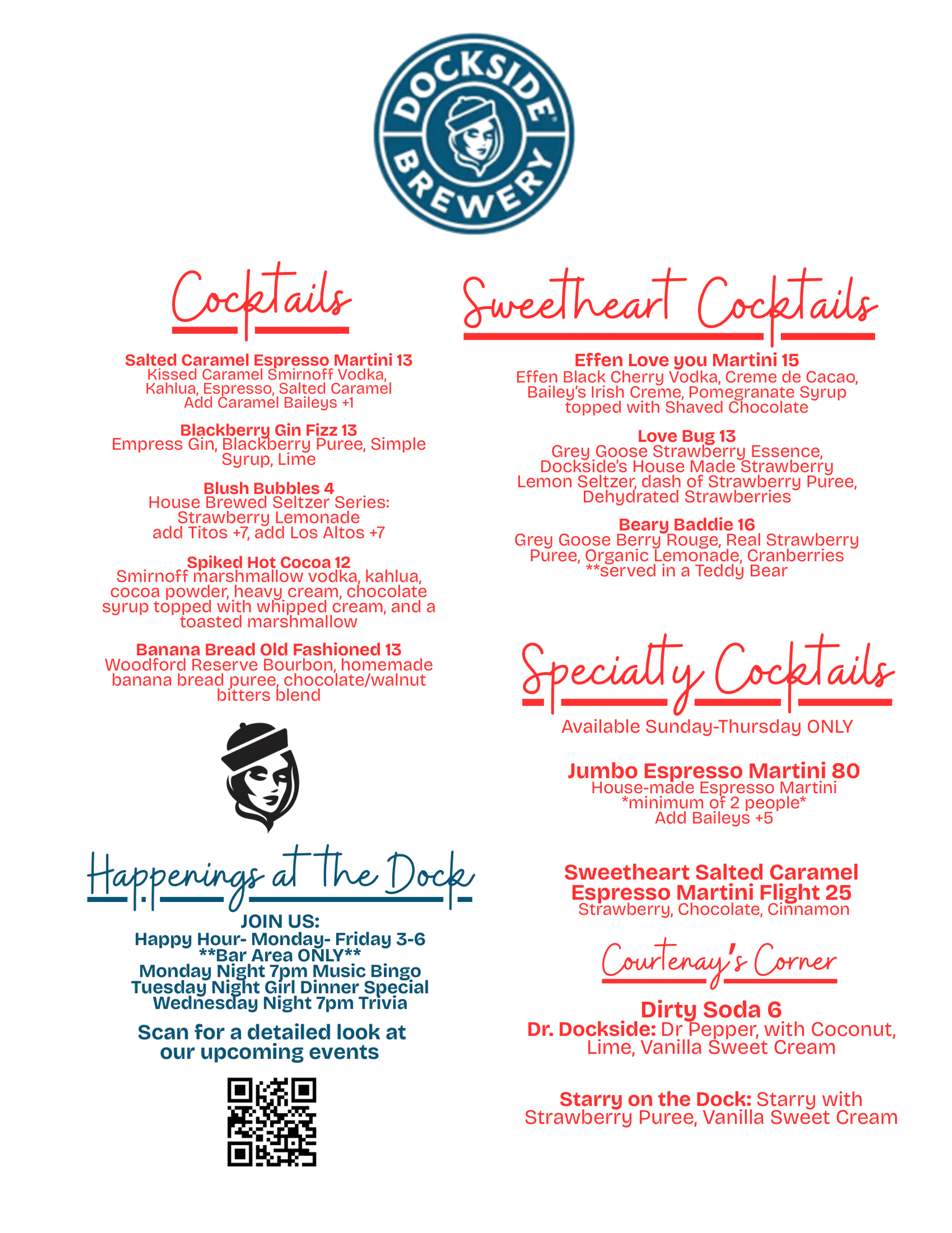 Dockside Brewery Igloo Park, Party Trays to Go & February Specials